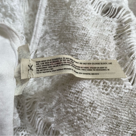 Free People Intimately White Daydream Lace Bodycon Mini Dress EUC Size XS - Picture 9 of 11